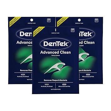 DenTek Triple Clean Advanced Clean Floss Picks 150-Count