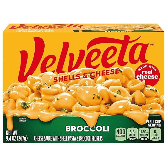 Velveeta Shells & Cheese with Broccoli Florets