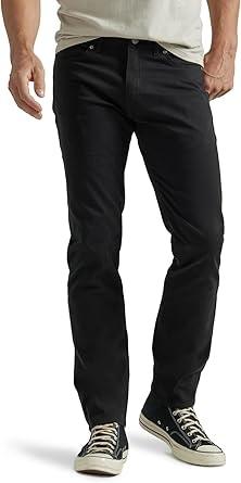 Lee Men's Extreme Motion Slim Straight Jean - Black