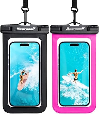 Hiearcool Waterproof Phone Pouch - 2 Pack