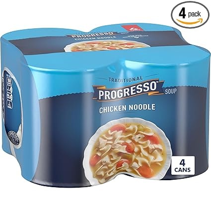 Progresso Traditional Chicken Noodle Soup - 19 Oz Cans (4-Pack)