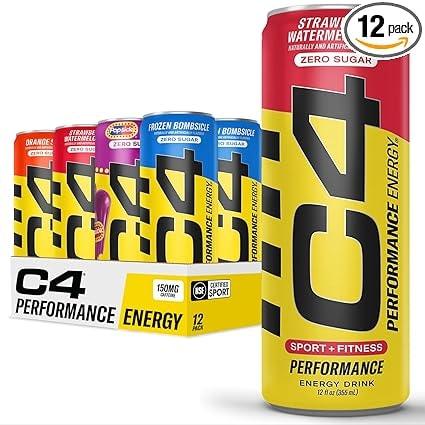 Cellucor C4 Performance Energy Drink 12-Pack Variety