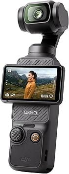 DJI Osmo Pocket 3 Gimbal-Mounted 4K Vlog Camera