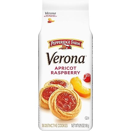 Pepperidge Farm Verona Apricot Raspberry Thumbprint Cookies
