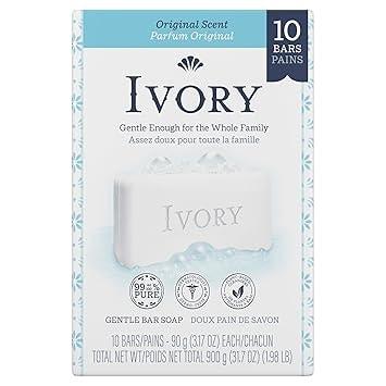 Ivory Gentle Bath Bar Soap (Original) - 4oz & 3.17oz Packs