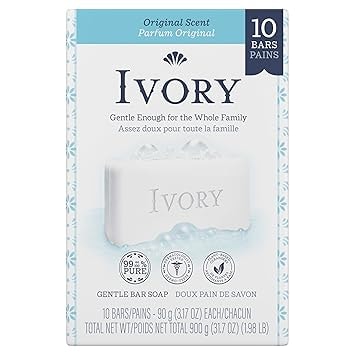 Ivory Gentle Bath Bar Soap (Original) - 4oz & 3.17oz Packs