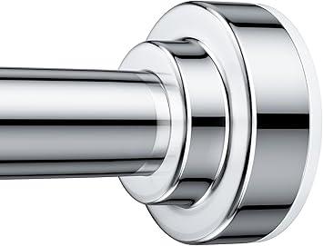 TEECK 32-80" Stainless Steel Shower Curtain Rod - Silver