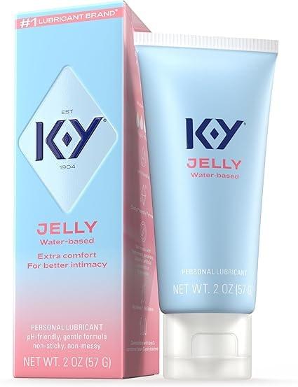 K-Y Jelly Water-Based Personal Lubricant, 2 Oz