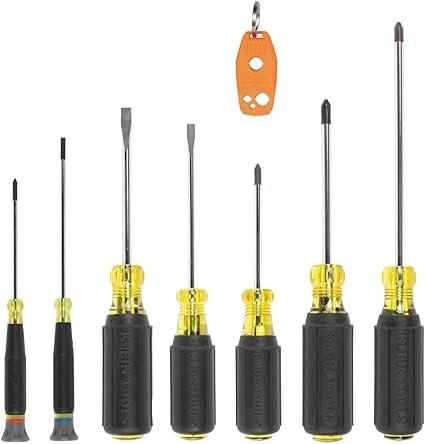 Klein Tools 85808 8-Piece Cushion-Grip Screwdriver Set