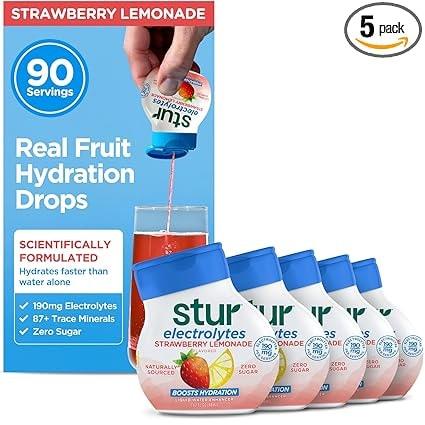 Stur Electrolyte Water Enhancer Strawberry Lemonade