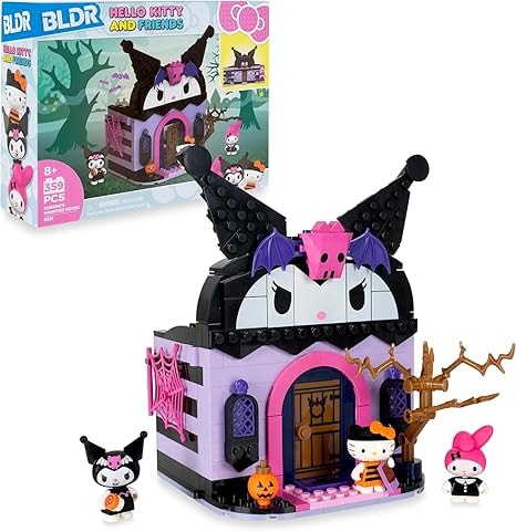 BLDR Hello Kitty and Friends Kuromi's Haunted House Building Set