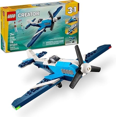 LEGO Creator 3-in-1 Aircraft Race Plane Building Kit