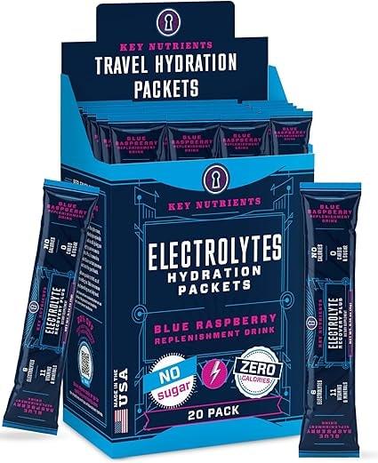 KEY NUTRIENTS Electrolytes Powder Packets - 20 Count