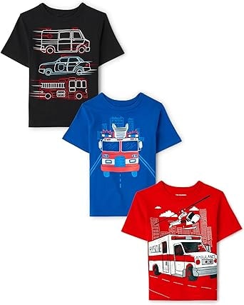 The Children's Place Toddler Boys Graphic T-Shirt 3-Pack
