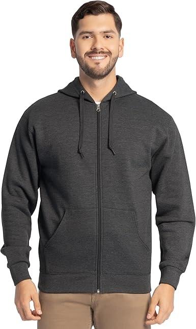 Fruit of the Loom Men's Eversoft Fleece Full Zip Hoodie