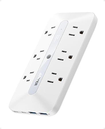 Anker 10-in-1 Wall Outlet Extender with 20W USB-C Fast Charging