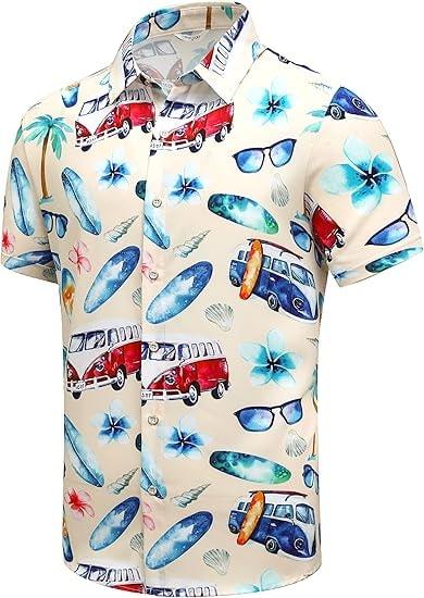 SheLucki Men's Hawaiian Shirt