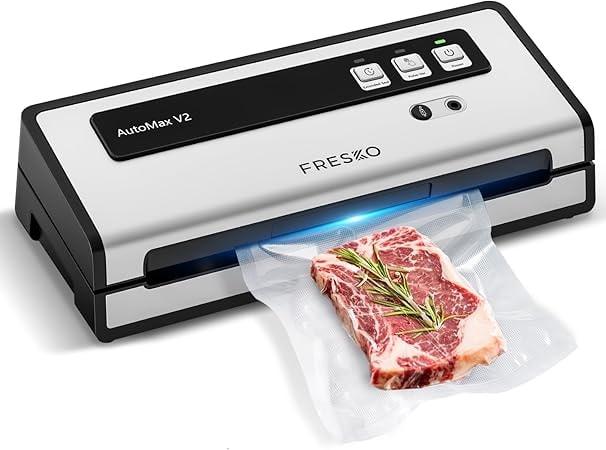 FRESKO Vacuum Sealer Machine with Double Heat Seal