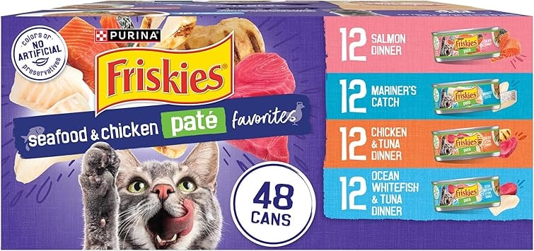 Purina Friskies Pate Wet Cat Food Variety Pack