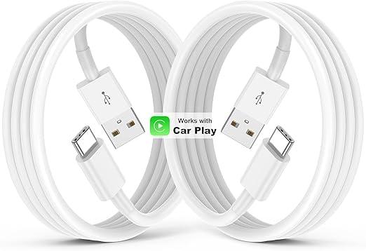 Ailawuu 2-Pack 3ft USB-C to USB-A Charge Cable
