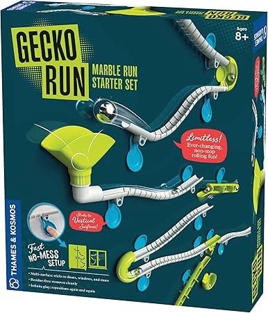 Thames & Kosmos 63-Piece Gecko Run Marble Run Starter Set