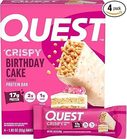 Quest Nutrition Crispy Birthday Cake Protein Bar