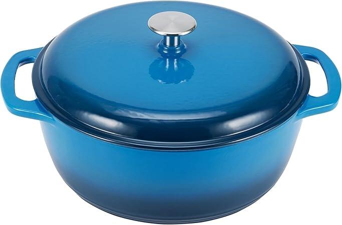 Amazon Basics 7.3-Qt Enameled Cast Iron Dutch Oven