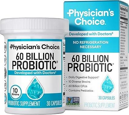 Physician's CHOICE Probiotics 60 Billion CFU Supplement