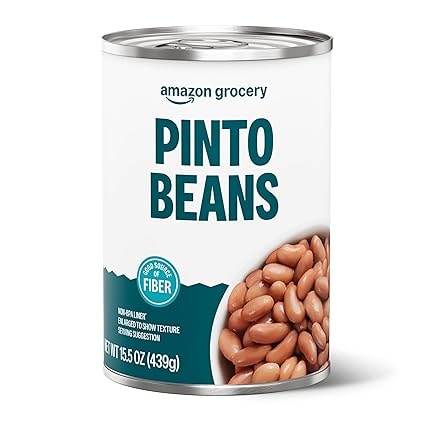 Amazon Grocery Canned Pinto Beans, 15.5 Oz