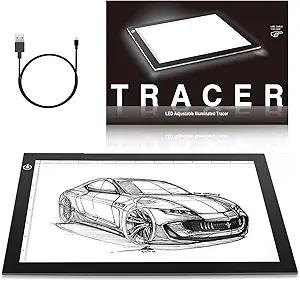 ME456 A4 LED Light Box: 9x12 Inch Ultra-Thin Light Pad - Image 1