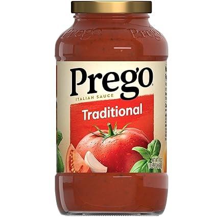 Prego Traditional Pasta Sauce, 24 Oz Jar
