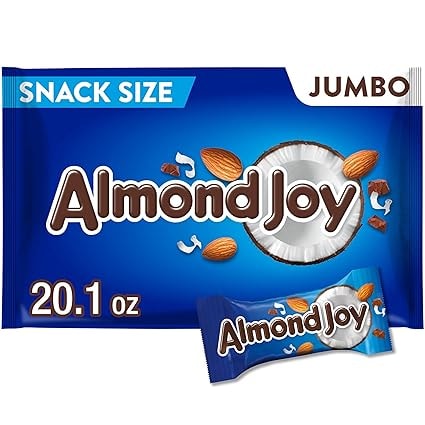 Almond Joy Jumbo Bag Snack Size Coconut & Almond Chocolate Candy Bars