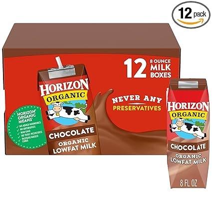 Horizon Organic 12-Pack 8-Oz Chocolate Low Fat Milk Boxes