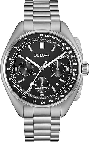 Bulova Men's Archive Series Lunar Pilot Stainless Steel Watch