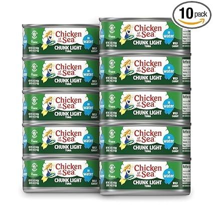 Chicken of the Sea Wild Caught Chunk Light Tuna 5 Ounce Cans