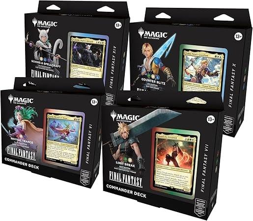 Magic: The Gathering Final Fantasy Commander Deck Bundle