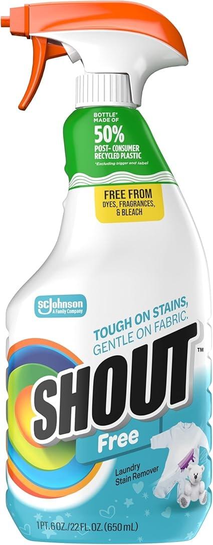 Shout Free Laundry Stain Remover Spray 22oz