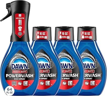 Dawn Powerwash Heavy Duty Dish Spray All-Purpose Cleaner & Degreaser, 4-Pack