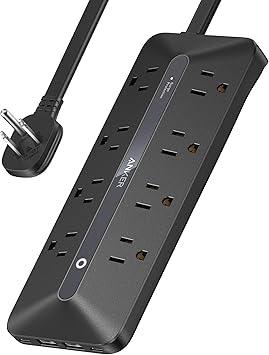 Anker 12-in-1 Power Strip with 900J Surge Protector