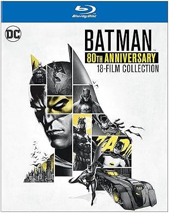 Batman 80th Anniversary 18-Film Animated Movies Collection Blu-Ray