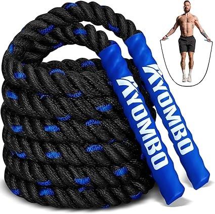 Ayombo Weighted Jump Rope for Fitness and Exercise