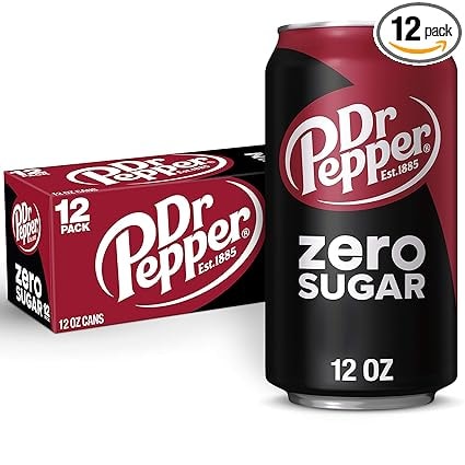 Dr Pepper Zero Sugar Soda
