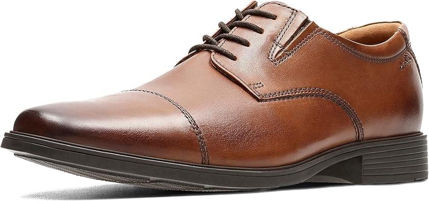 Clarks Men's Tilden Cap Oxford Leather Shoes