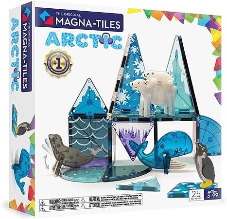 MAGNA-TILES Arctic Animals 25-Piece Magnetic Construction Set