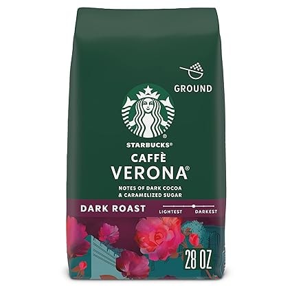 Starbucks Caffè Verona Ground Dark Roast Coffee, 28 Oz