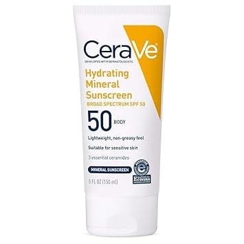 CeraVe 5-Oz 100% Mineral Sunscreen SPF 50