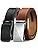 Zitahli Men's Leather Ratchet Belt 2-Pack