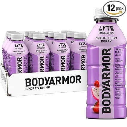 BODYARMOR Lyte Dragonfruit Berry Sports Drink, 16 Oz, 12 Count