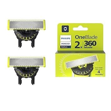 Philips Norelco OneBlade 360 Replacement Blades (2-Pack)