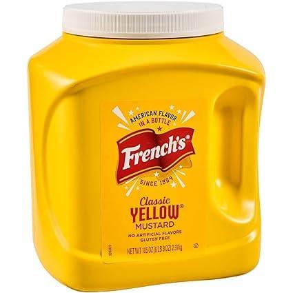 French's Classic Yellow Mustard 105 Ounce Bulk Container